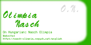 olimpia nasch business card